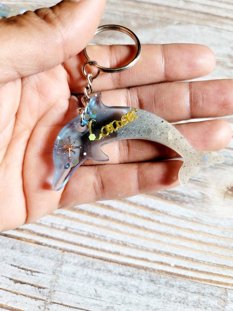 Custom Zodiac DOLPHIN Keychains