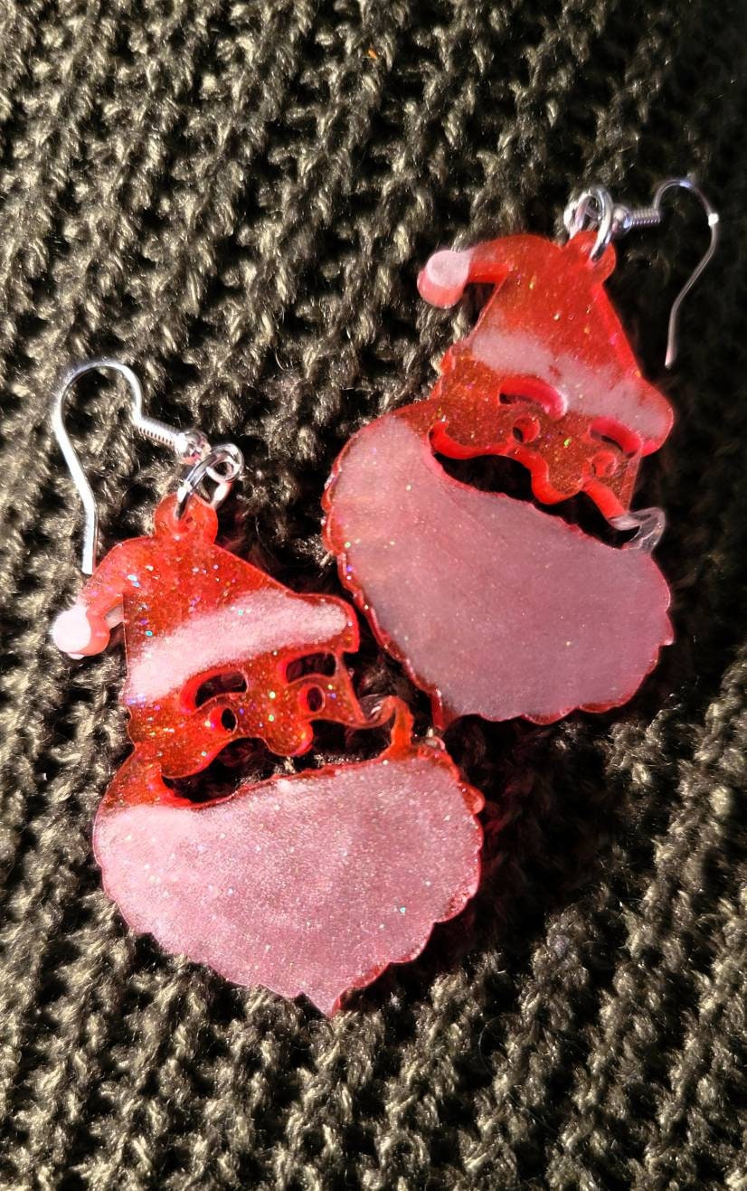 Santa Earrings