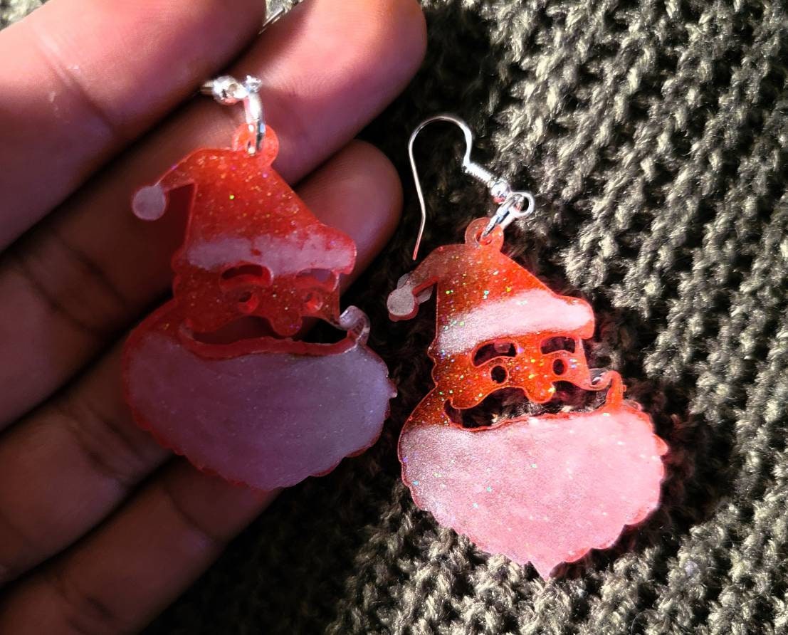 Santa Earrings