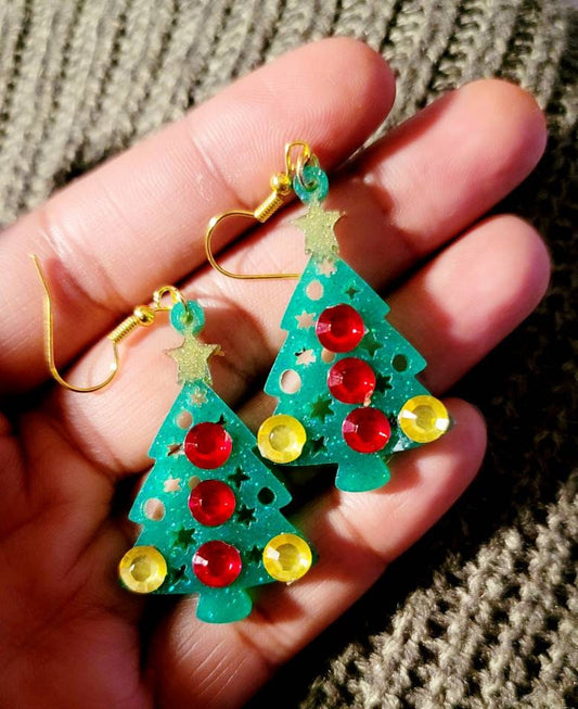 Christmas Tree Earrings