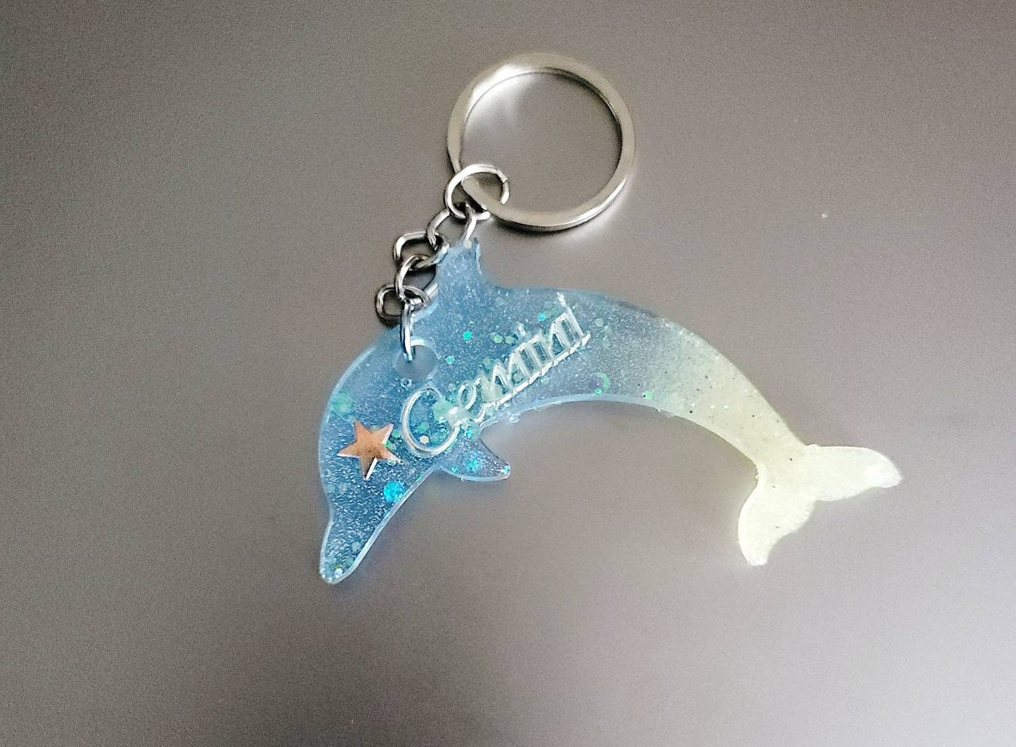 Custom Zodiac DOLPHIN Keychains